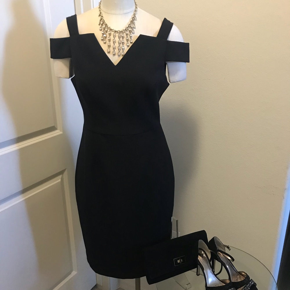 White House Black Market Black Evening Dress